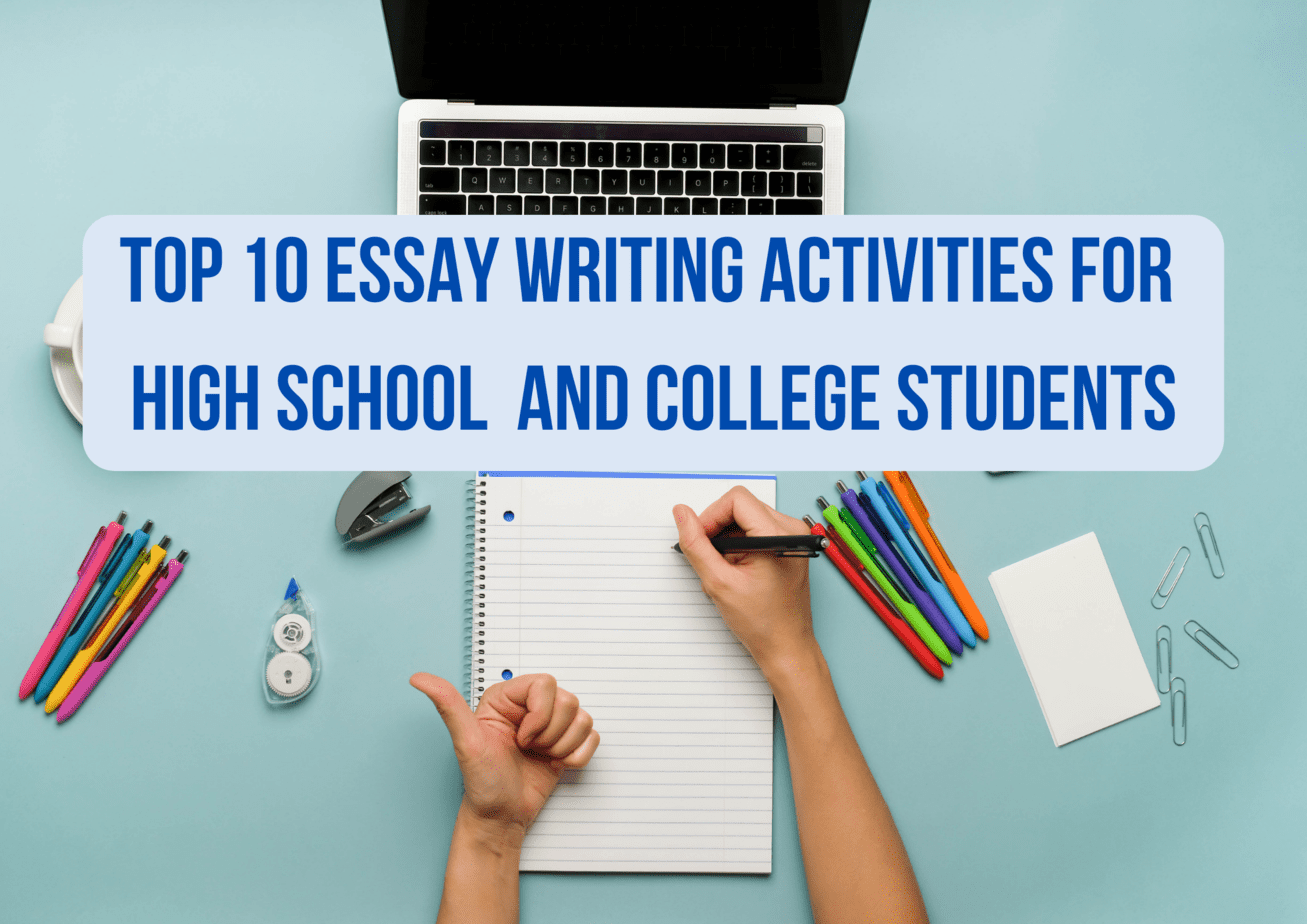 essay writing activities high school